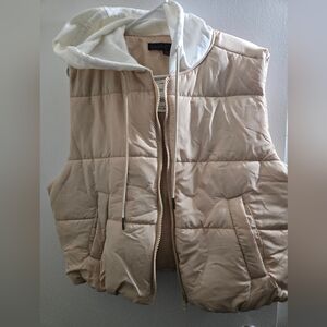 Unbranded Women's Beige Puffer Shoulder Bag